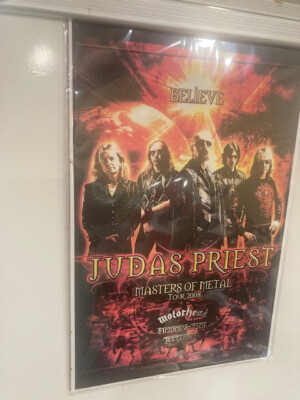 Judas Priest Concert poster 2008 Tour 12