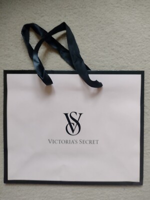 Victoria's Secret echt mittelgroße Papiertüte 28 x 22 x 12 cm leer gebraucht