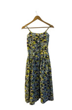 Cider Dress Walk In the Park Floral Midi Dress button front Romantic sundress