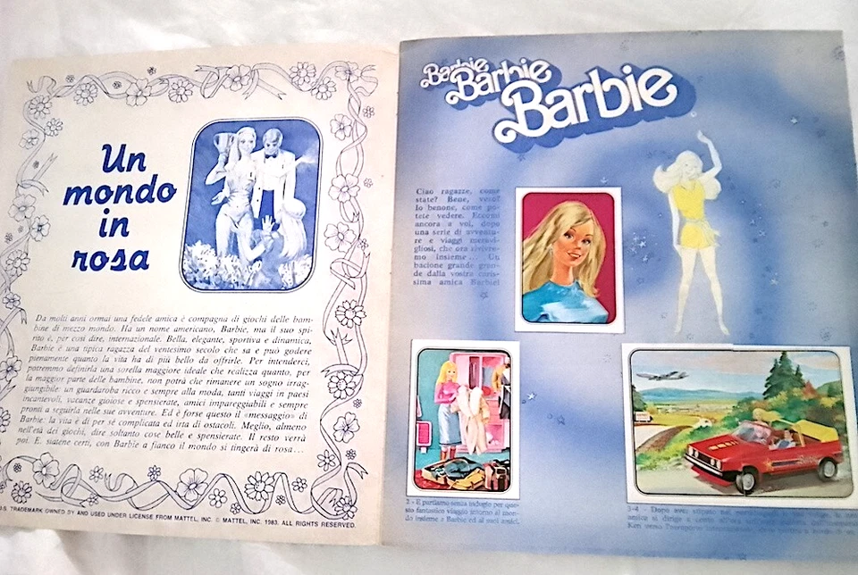 BARBIE 1984 Panini italy album figurine quasi completo -1 buone condizioni - Immagine 4 di 4