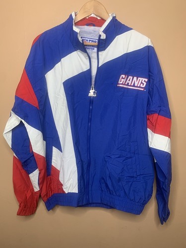 NWOT Giants New York Mens Size Large Jacket Starter Red White Blue Long Sleeve - Picture 6 of 24