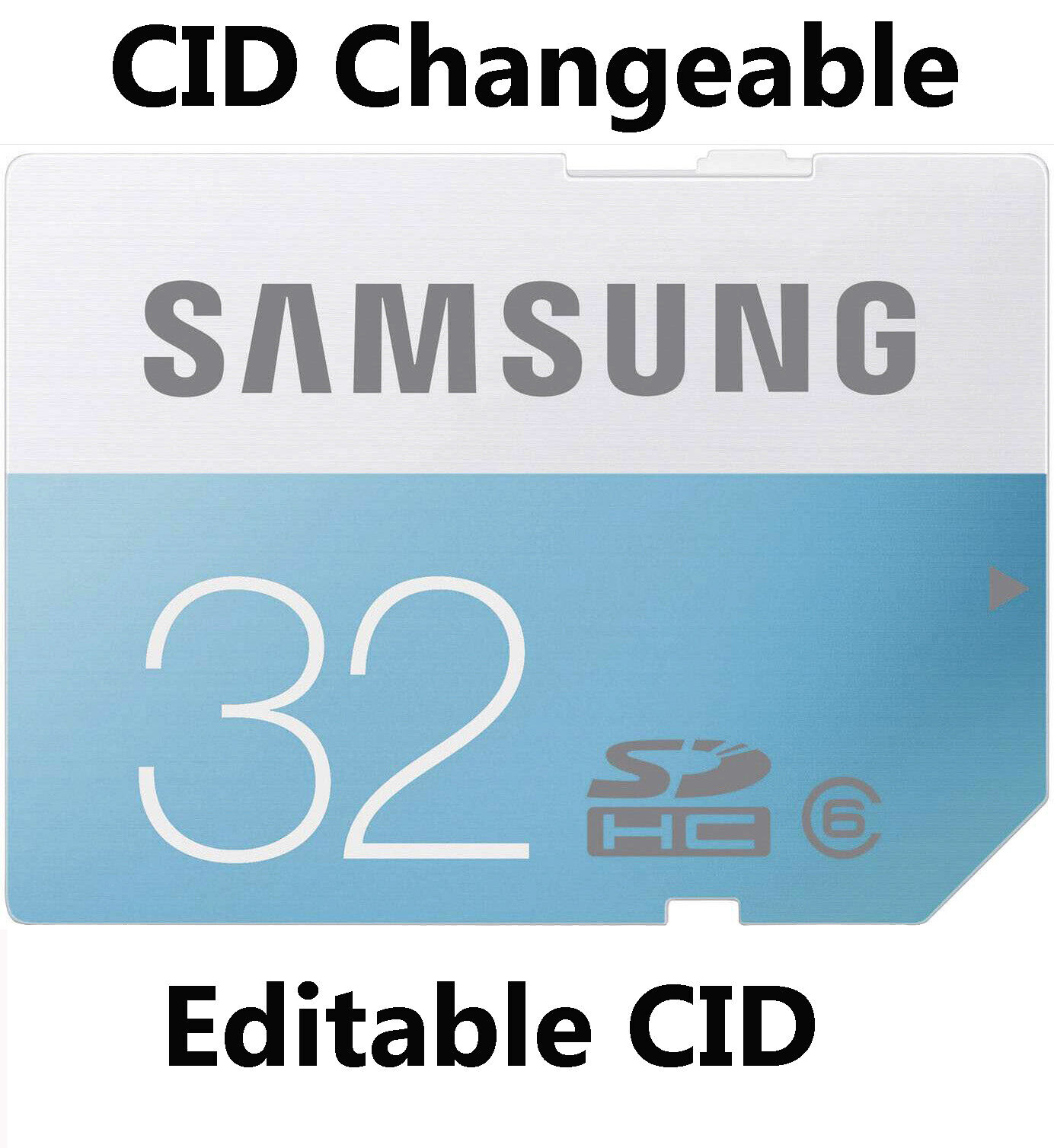 Editable Cid Samsung evo SDHC card 32gb Cid cambiable editable