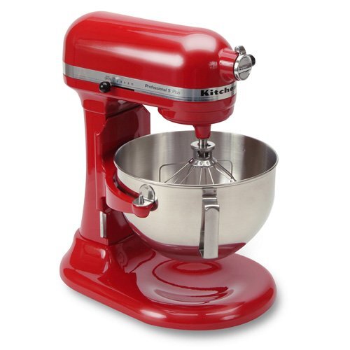 KitchenAid KV25G0XER Red Artisan 5-Quart 450-Watt Stand Mixer | eBay