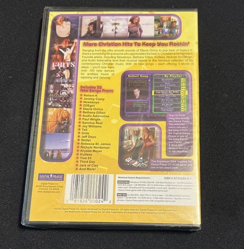Dance Praise Expansion Pack Vol 3: Pop & Rock Hits Pc Windows Xp/Mac - Afbeelding 2 van 2