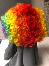 Curly Clown Wig Costume Halloween Party New