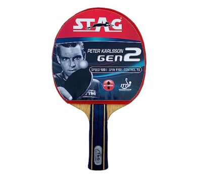 STAG Advanced ITTF Approved Rubber Peter Karlsson Gen II Table Tennis Racquet
