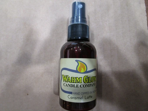 Warm Glow Candle Company CARAMEL LATTE Atomizer Fragrance Spray Scent Oil  2oz 