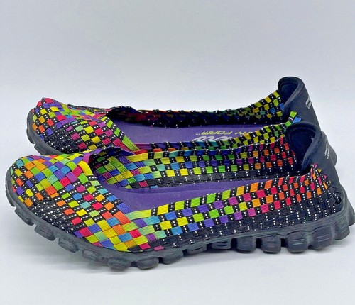 rainbow skechers memory foam