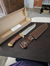 Flissa Fixed Blade Knife W/ Sheath In Box New) 12" Hunter
