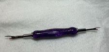 Hand Made Double Sided Purple Seam Ripper Chrome Trim, FREE SHIPPING