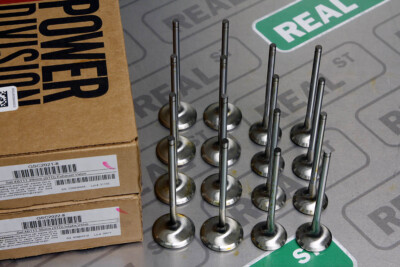 GSC Chrome Polished STD Intake & Exhaust Valves for Evo 10 X 4B11T Genesis 2.0T