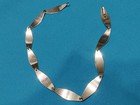 BENT K KNUDSEN UNUSUAL MODERNIST DENMARK 925 STERLING SILVER NECKLACE !!