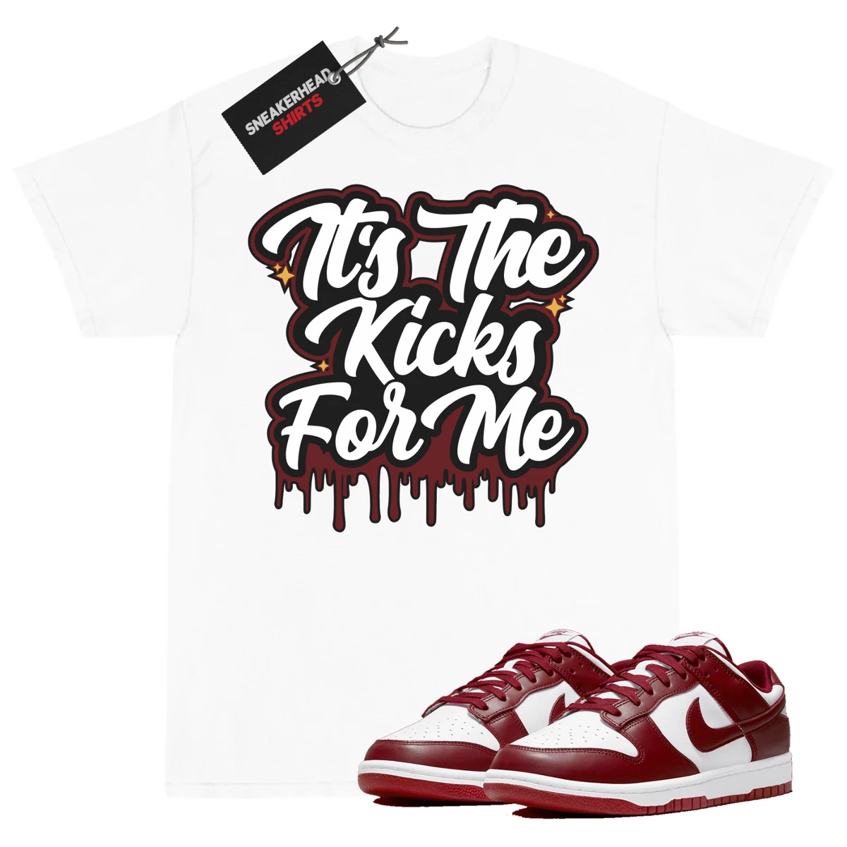 team red dunks shirt