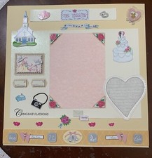 Our Wedding-12 x 12 premade scrapbook page
