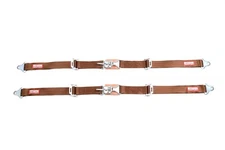 RACERDIRECT NEW PAIR 2"' LATCH & LINK SEAT BELT 2 PT RACING BELT COPPER