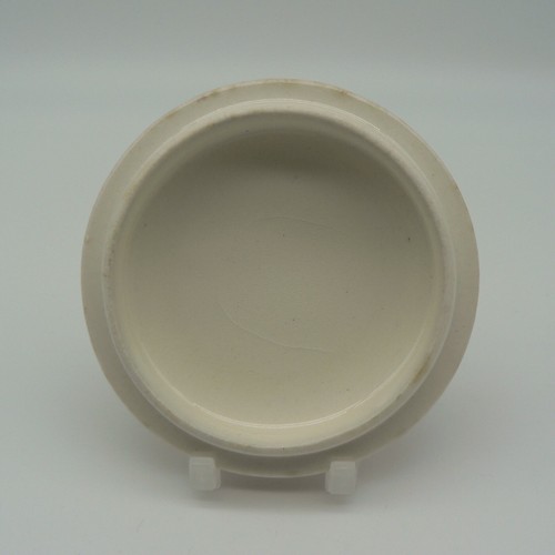 POOLE POTTERY PEACH BLOOM & MIST BLUE COVERED SUGAR BOWL C100 TWINTONE PERFECT - Picture 16 of 16