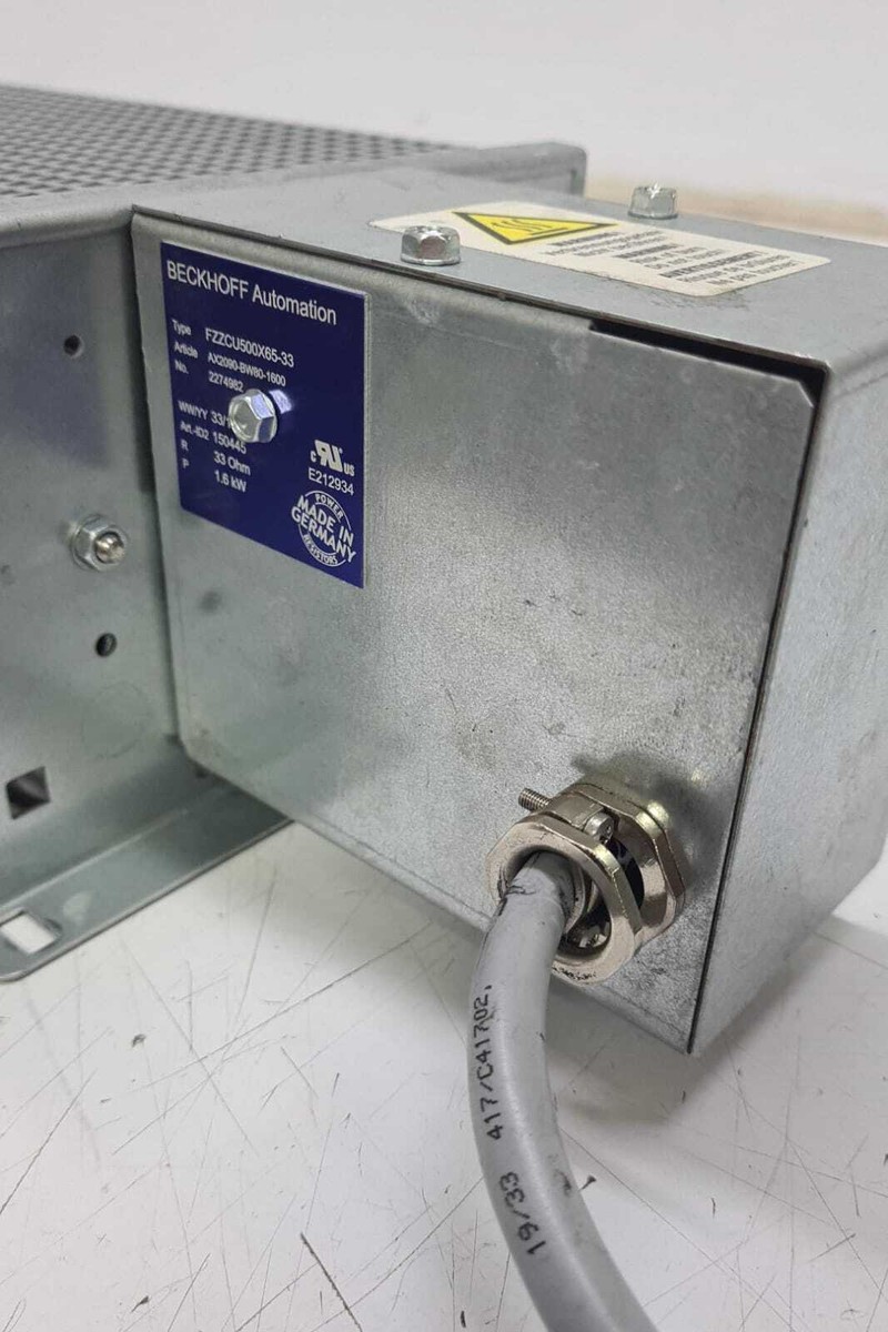 BECKHOFF AX2090-BW80-1600 FZZCU500X65-33 External Brake