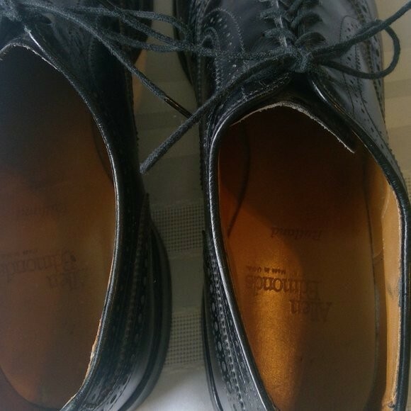 ALLEN EDMONDS Rutland Leather Dress Shoes sz 11.5 B cap toe 