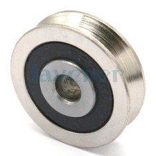 2pcs 6x30x8mm V Groove Width 5.5mm Guide Pulley Sealed Rail Ball Bearing