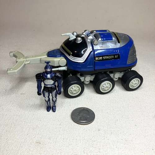 Beetleborgs Blue Stinger AV - Complet Neuf En Boîte - Bandai 1996 - Megazord Vintage