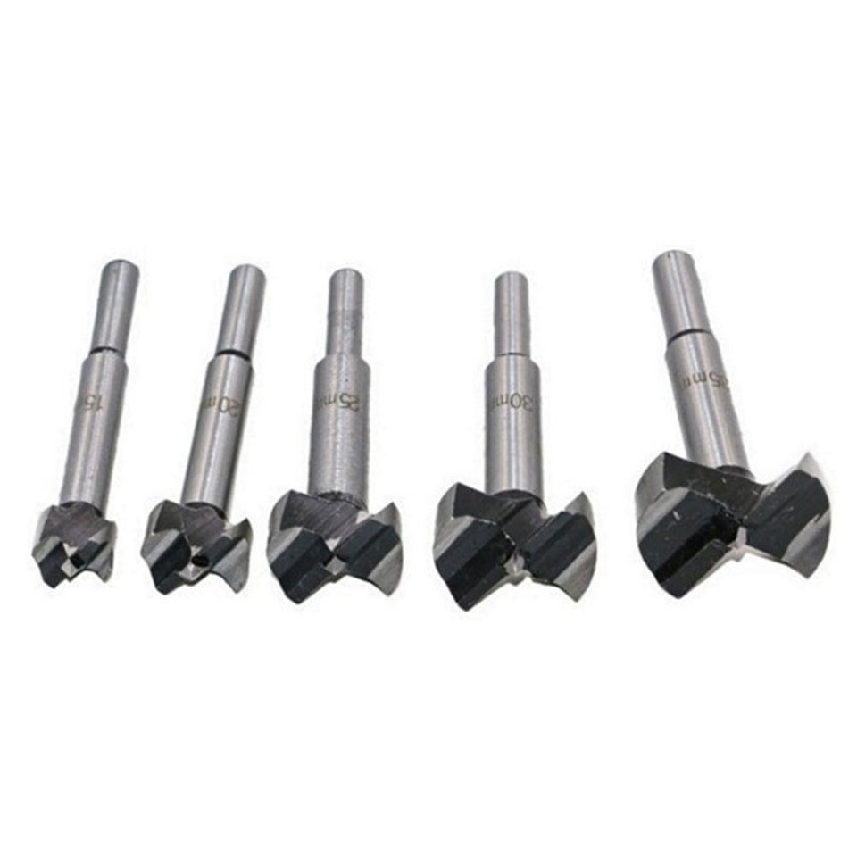 Neat and Smooth Drilling with 5pcs Wood Drill Bit Set 15 35mm Hole