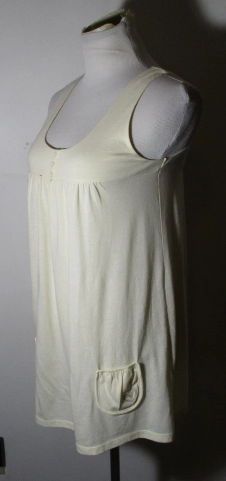 Top túnica sin mangas beige KIRRA para mujer talla M nuevo sin etiquetas Foto 4 de 4