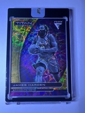 2020-21 PANINI FLUX FOTL JAMES HARDEN #15 GOLD SCOPE /18 TITAN ENCASED SEALED