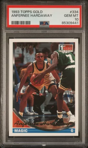 PSA 10 GEM MINT 1993 TOPPS GOLD ANFERNEE HARDAWAY #334 ROOKIE RC MAGIC B196