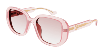 Gucci Oversized Pink Gradient Sunglasses Gucci Pink Oversized Square Sunglasses | Authentic Designer  main image 4