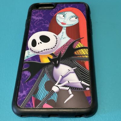 For iPhone Plus Back Case Cover Nightmare Christmas Jack and Sally 