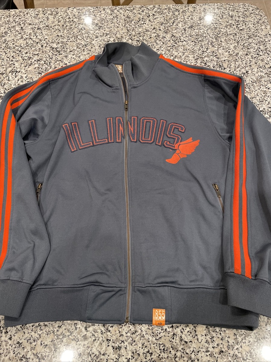 Nike Athletic Department 855 Olive Street Illinois Full Zip Jacket
