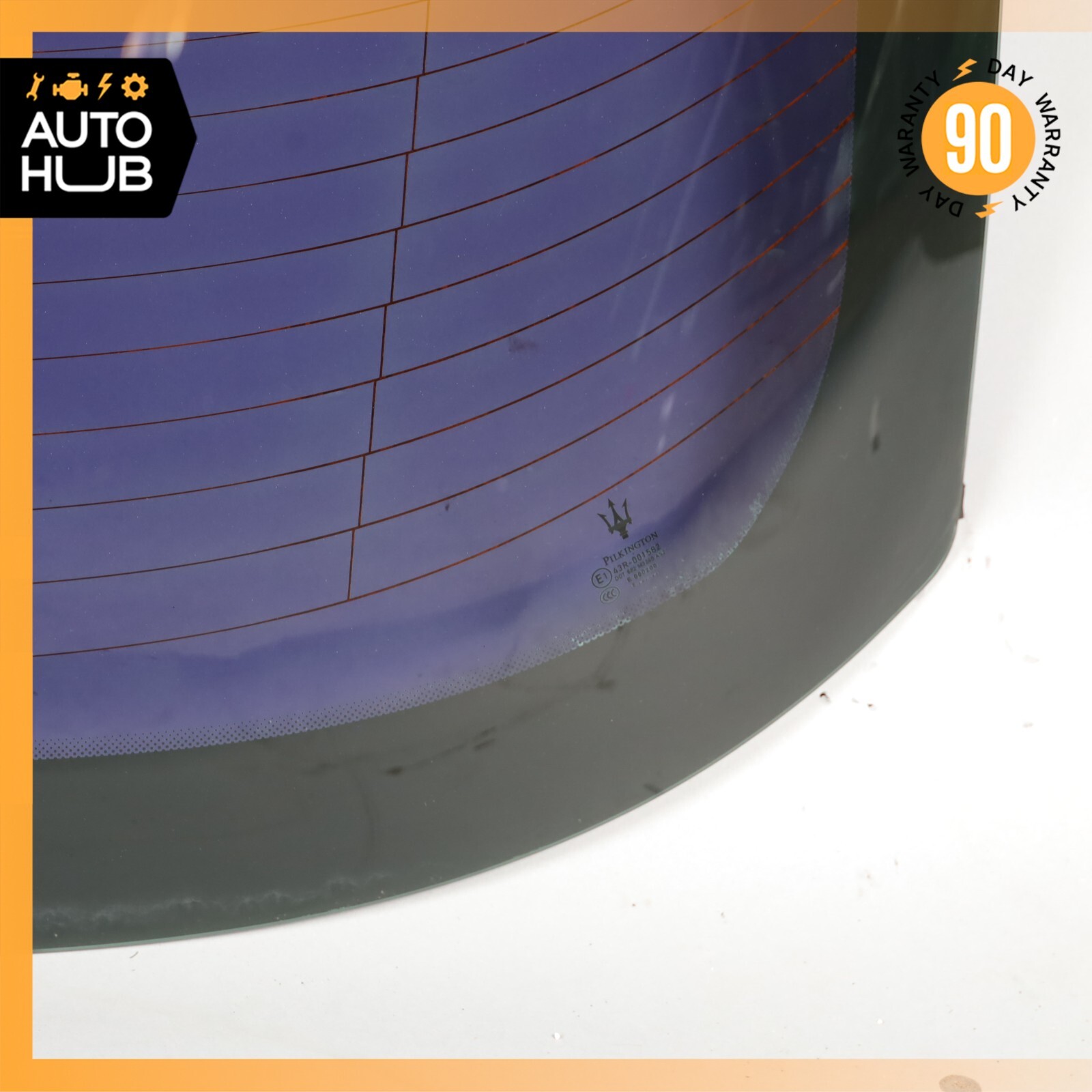 08-18 Maserati GranTurismo M145 Rear Windshield Wind Shield Back Glass OEM 16k
