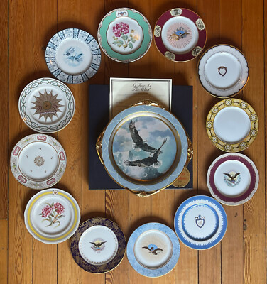 Woodmere Whitehouse 12 rare dessert plates. Collection is  in new condition.