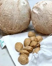 Nut Milk Bag. Fine Mesh Strainer. Cotton Cheese,Yogurt Cloth - SET OF 2 BAGS.