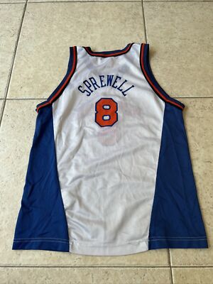 Rare Vintage 90s Champion New York Knicks Latrell Sprewell 8