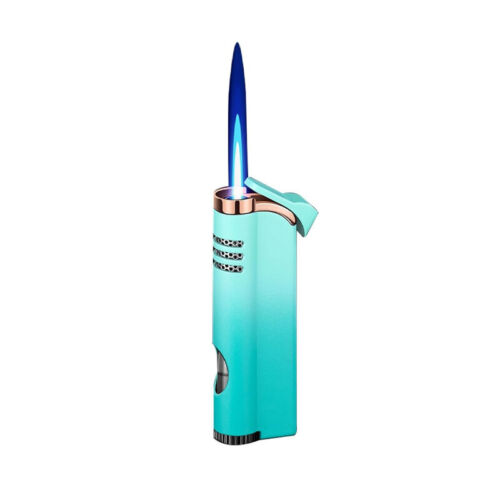 Windproof Torch Gas Lighter Blue Fire Turbo Butane Refillable Jet Flame Lighter - Picture 13 of 19