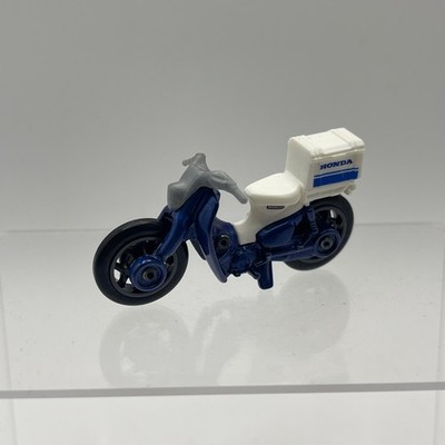 Hot Wheels Honda Super Cub Custom blau weiß Diecast Moto 1:64 Post Discs D23