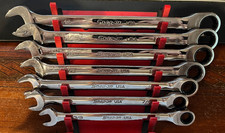 Snap-on Oxr707a 7pc Sae Ratcheting Combination Wrench Set Flank Drive 38-34 Snap-on Oxr707a 7pc Sae Ratcheting Combination Wrench Set Flank Drive 38-34