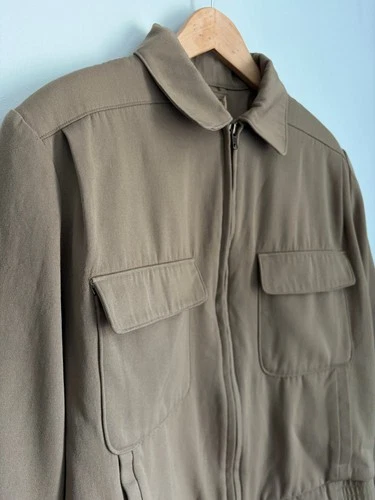 Vintage 80s Banana Republic Mill Valley Wool Field Jacket/Pampas style - Mens L image 5