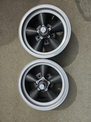 American Racing Torq Thrust Aluminum Wheels (a pair)   14×6   5×4.75   0 Offset