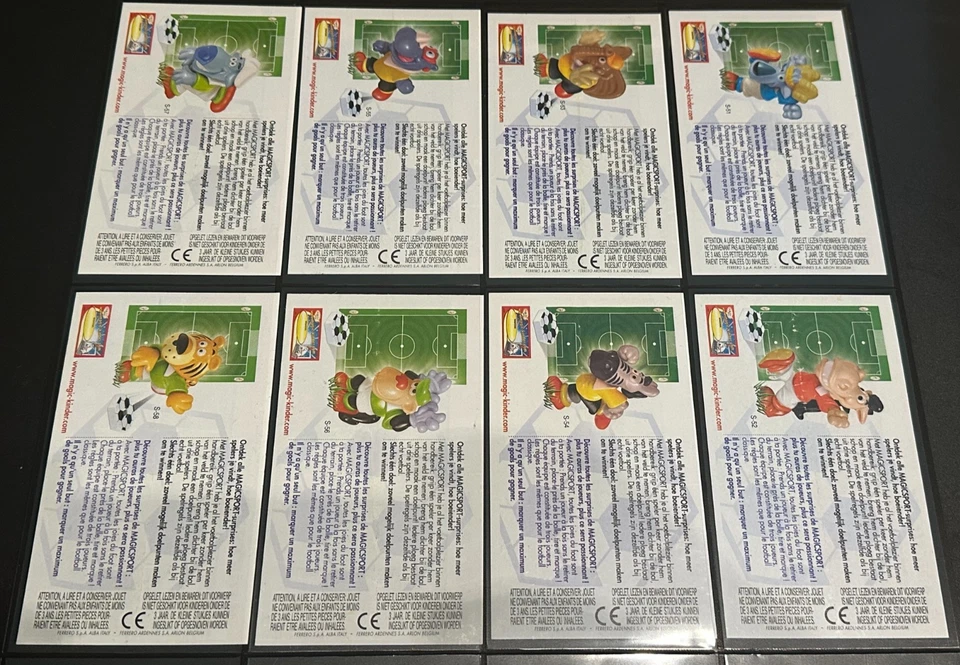 Beipackzettel BPZ - Satz Magic Sport 1 alle 15 verschiedenen Benelux/Belgien - Bild 2 von 2