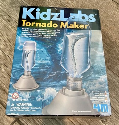 KidzLabs Tornado Maker Science Kit DIY Weather Cyclone Typhoon 4M - Sealed New