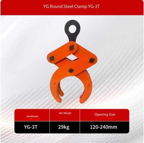 Abrazadera de tubería redonda Abrazadera de elevación YG Abrazadera de acero redonda OD Gancho de elevación de tubería de hierro - Imagen 7 de 25