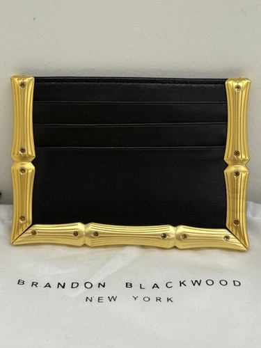 Auténtico NUEVO TARJETERO BRANDON BLACKWOOD NEW YORK BAMBÚ - Imagen 3 de 7