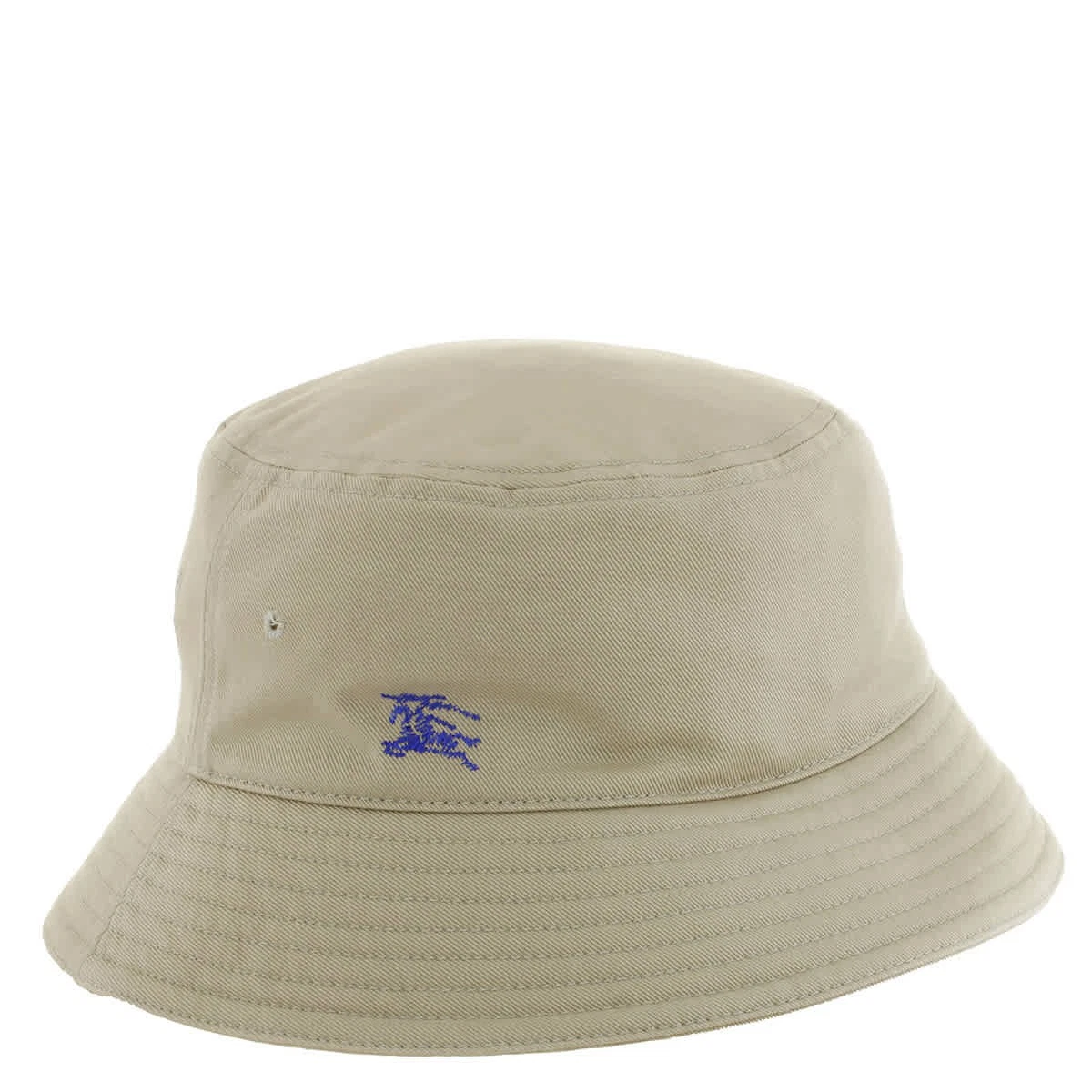Burberry Equestrian Knight Embroidered Cotton Bucket Hat, Size Large