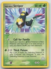 Team Aqua's Seviper EX Team Magma vs Team Aqua 17/95 HP on eBay