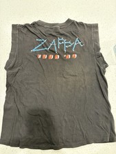 Original Vintage Frank Zappa 1984 Tour T-Shirt L USA Single Stitch Concert Tee