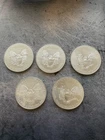 Lot Of 5 American Silver Eagles 1 Oz Coins Random Year