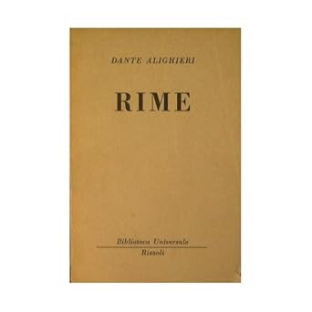 Reime [Taschenbuch] Dante Alighieri [Taschenbuch] Dante Alighieri [Paperbac