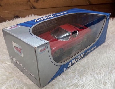 Anson 1/18 Lamborghini Miura P400 SV Red Gold Wheels Diecast